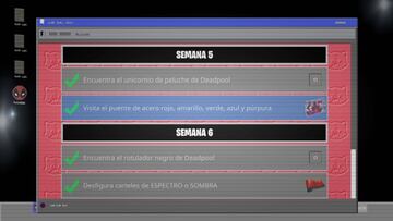 Desaf&iacute;os de Deadpool - Semana 6