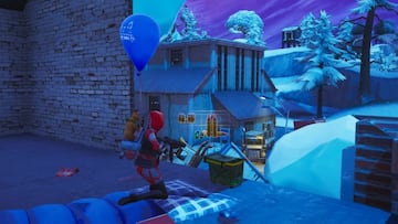 Fortnite Battle Royale - Desaf&iacute;o de la Semana 3 de la Temporada 8: Fase 2 de 3 - Fase 2 de 3 - Registra cajas de munici&oacute;n en el bioma de nieve