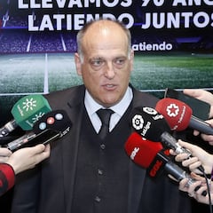 Tebas: "La RFEF vive en su mundo y argumentan lo que no es"