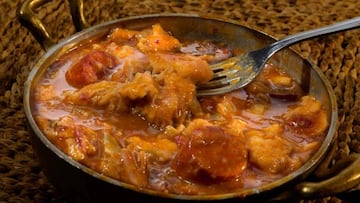 Callos a la madrileña en Los Galayos.