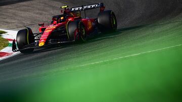 Carlos Sainz (Ferrari SF-23). Monza, Italia. F1 2023.