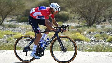 Fausto Masnada, en el Tour de Om&aacute;n.