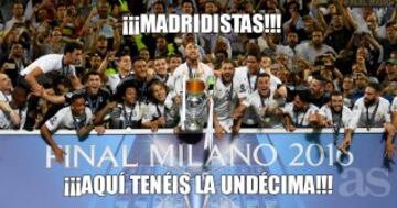 Los mejores memes de la Undécima Champions League del Real Madrid