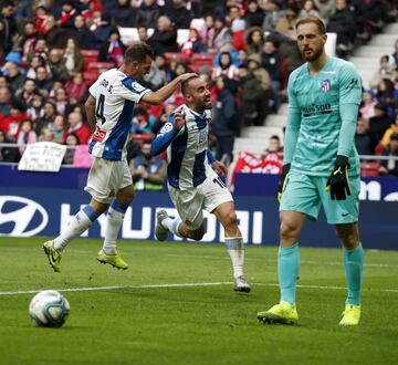 Darder celebrando el gol 0-1