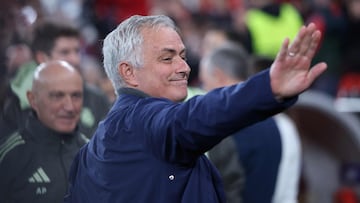 Mourinho, en el partido en Da Luz entre el Benfica y el Madrid.