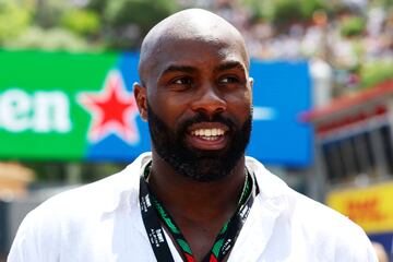 Teddy Riner durante el Gran Premio de Mónaco de la Fórmula 1.