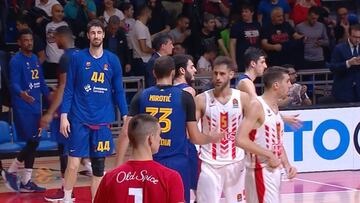 Resumen del Estrella Roja vs. Barcelona de Euroliga