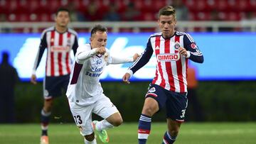 Foto Durante el Partido Copa Chivas de Guadalajara vs Estudiantes, Copa MX, Jornada 3, Fernando Ruben Gonzalez numero 38 de Chivas y del lado izquierdo , Lugiani Gallardo jugador numero 73 de Estudiantes
04-FEB-2014-MEXSPORT-Adrian Macias.
Fotos tomadas con el siguiente equipo Nikon.&#x2028;Lente Nikkor 400mm1.2.8 G ED&#x2028;Lente Nikkor 70-200mm1.2.8 GII ED&#x2028;Lente Nikkor 24-70mm1.2.8 G ED&#x2028;Lente Nikkor 14-24mm1.2.8 G ED&#x2028;Camara Nikon D4&#x2028;Camara Nikon D300s&#x2028;
Foto Durante el Partido Copa Chivas de Guadalajara vs Estudiantes, Copa MX, Jornada 3, Fernando Ruben Gonzalez numero 38 de Chivas y del lado izquierdo , Lugiani Gallardo jugador numero 73 de Estudiantes
04-FEB-2014-MEXSPORT-Adrian Macias.
Fotos tomadas con el siguiente equipo Nikon. Lente Nikkor 400mm1.2.8 G ED Lente Nikkor 70-200mm1.2.8 GII ED Lente Nikkor 24-70mm1.2.8 G ED Lente Nikkor 14-24mm1.2.8 G ED Camara Nikon D4 Camara Nikon D300s