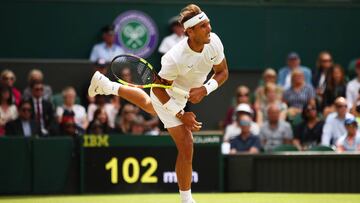 Rafa Nadal, en Wimbledon.