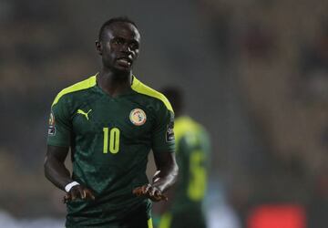 Soccer Football - Africa Cup of Nations - Semi Final - Burkina Faso v Senegal - Ahmadou Ahidjo Stadium, Yaounde, Cameroon - February 2, 2022 Senegal's Sadio Mane reacts REUTERS/Mohamed Abd El Ghany