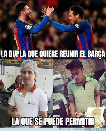 Real Madrid y Barcelona, protagonistas de los mejores memes