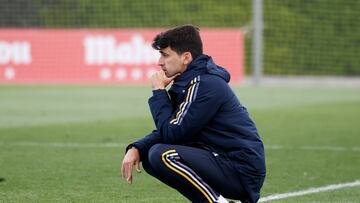 Pau Quesada, en el Real Madrid C-Parla.