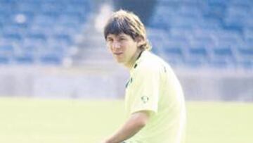 <b>JURAMENTO. </b>Leo Messi se entrenó ayer con el Barça, horas después de jurar la Constitución española.