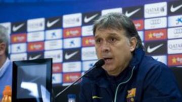 Tata Martino, en rueda de prensa