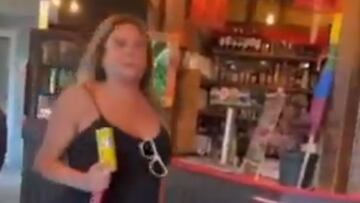 El violento show de Denisse Campos en un bar de Viña del Mar: golpeó y escupió a varias personas