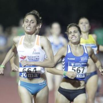 Solange Pereira ganó el 1.500 femenino.