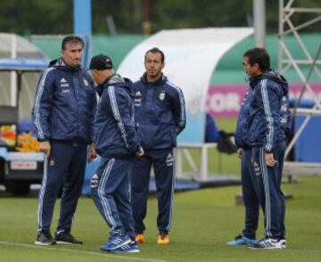 La albiceleste quiere sumar tres puntos ante Colombia el martes en San Juan y así sacudirse del mal momento tras la derrota 3-0 contra Brasil por las Eliminatorias.