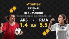 Arsenal vs. Real Madrid: horario, dónde ver, pronósticos y cuadro