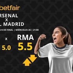 Arsenal vs. Real Madrid: horario, dónde ver, pronósticos y cuadro