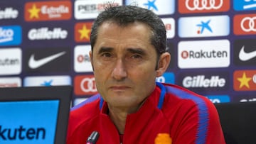 20/01/18 Rueda de prensa Ernesto Valverde entrenador del Barcelona