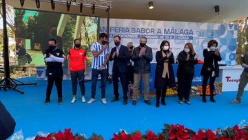 El Málaga visitó la Feria Sabor a Málaga