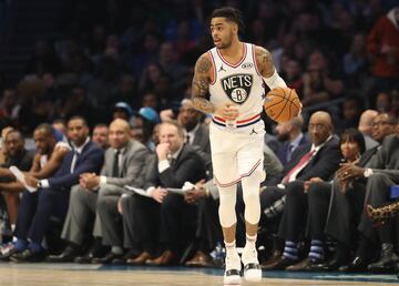 D'Angelo Russell de los Brooklyn Nets.