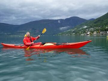 Kayak en Noruega.