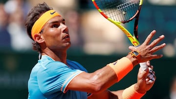 Rafa Nadal debutó en Montecarlo con victoria ante Bautista.