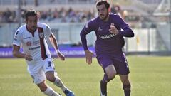 Isla fue titular en agónica caída de Cagliari ante Fiorentina