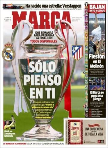 Portadas de la prensa mundial