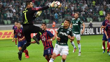 Palmeiras - Cerro Porteño en vivo online, partido de octavos de final de la Copa Libertadores 2018 que se jugará desde las 7:45 p.m. en el Allianz Parque