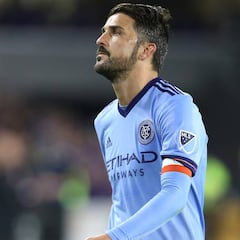 David Villa se resiente y el gol 400 tendrá que esperar