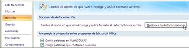 Así puedes quitar la autocorrección en un documento Word