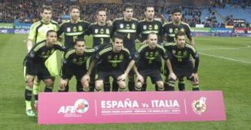 Las imágenes del España-Italia