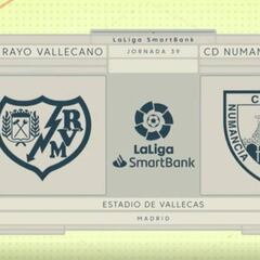 Resumen y goles del Rayo vs Numancia d ela Liga SmartBank