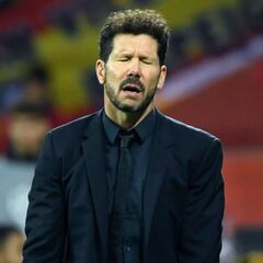 Simeone: "El mayor responsable del primer tiempo soy yo"