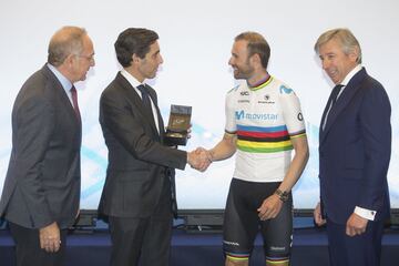 El campeón del Mundo Alejandro Valverde.