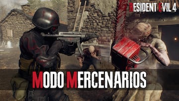 resident evil 4 remake modo mercenarios como descargarlo mapas personajes