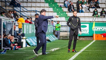 Alejandro Menéndez se quedó muy lejos de lograr salvar al Racing de Ferrol.