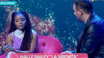 La incómoda entrevista de Pato Borghetti a Halle Bailey, protagonista de La Sirenita