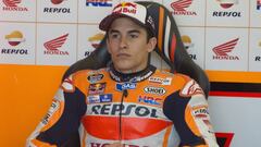 Márquez, en el GP de España.