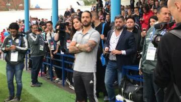 Maluma atrapa miradas en Moscú con la Selección Mexicana