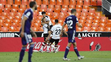 07/07/20 PARTIDO PRIMERA DIVISION
CORONAVIRUS COVID19
VALENCIA CF - REAL VALLADOLID CF
GOL KANGIN LEE KANG IN 2-1
ALEGRIA