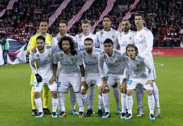 Equipo del Real Madrid.