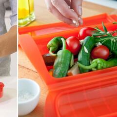 10 recipientes y accesorios para el microondas que hacen que cocinar sea más fácil