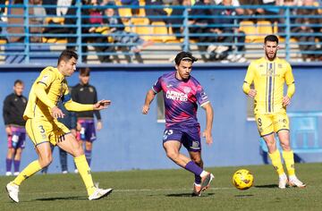 Djouahra, en el duelo ante el Alcorcón. 