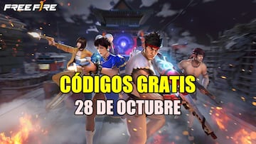 Free Fire códigos gratis 28 octubre 2024