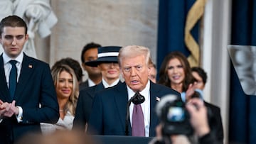 Donald Trump tomó posesión como el 47º presidente de Estados Unidos. Esto fue lo que dijo el republicano en su discurso inaugural.