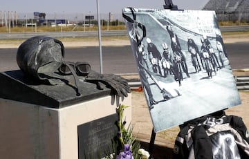 Homenaje a Ángel Nieto en el Circuito del Jarama en Madrid