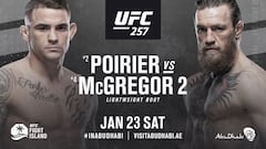 Cartel promocional del UFC 257.